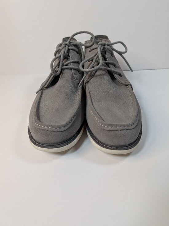 Like new TOMS Gray Navi Moc Chukka Men\'s Boot Size 11 main image 9